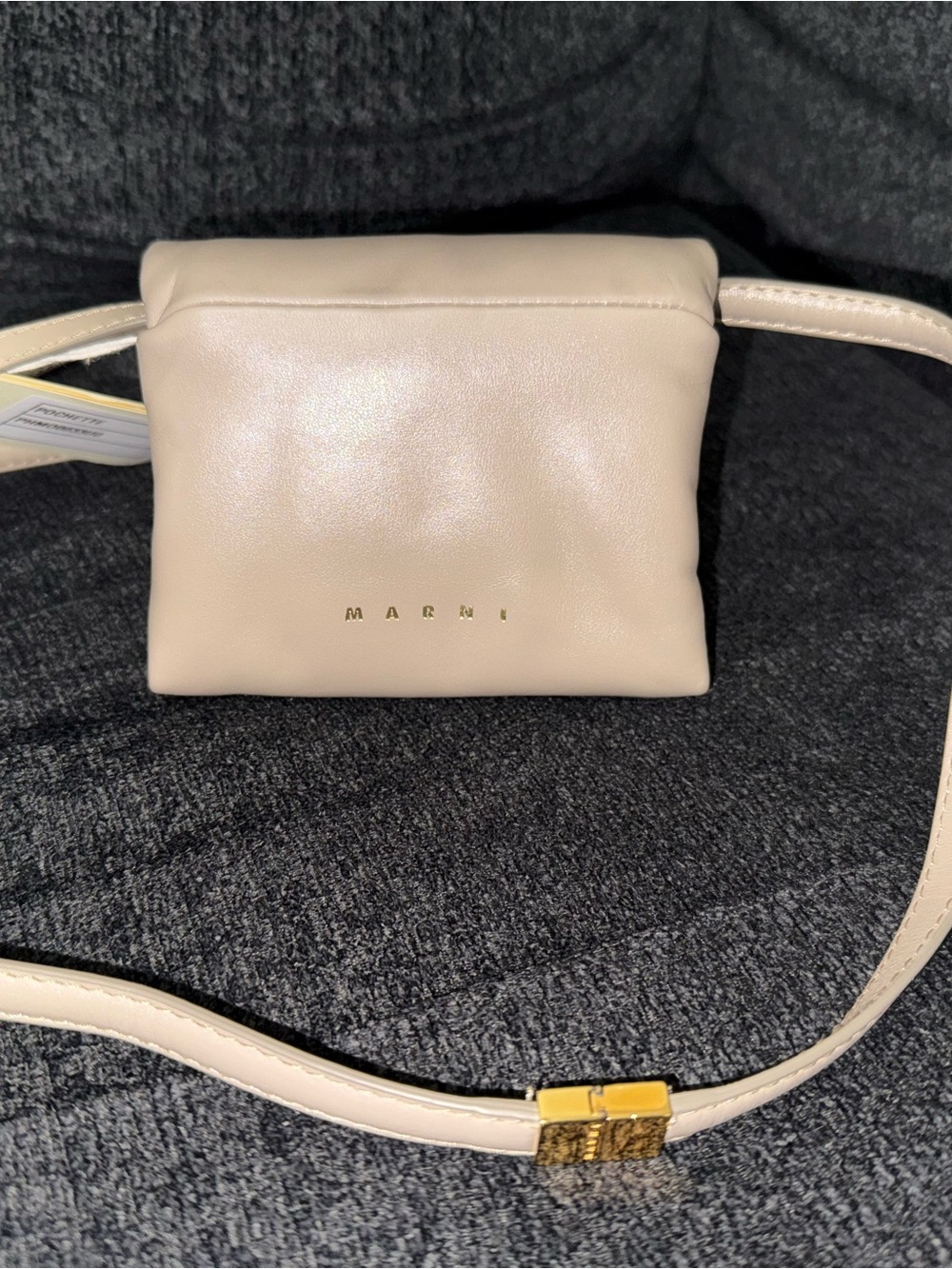 Marni Beige Mini Crossbody Bag - Picture 5 of 9